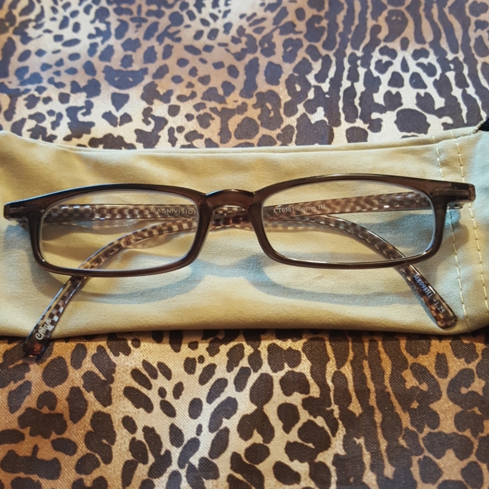 +1.25 Brown Reading Glasses